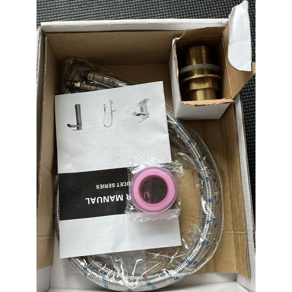 Eyekepper Bathroom Sink Faucet Waterfall Sink Singe Hole Rubbed Bronze